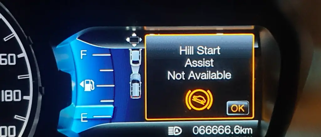 hill start assist not available ford f150